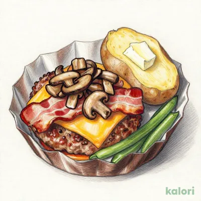 ポルチーニ香るたっぷりきのこの包み焼きハンバーグ