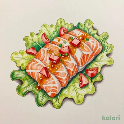 ランチ サーモンのカルパッチョ