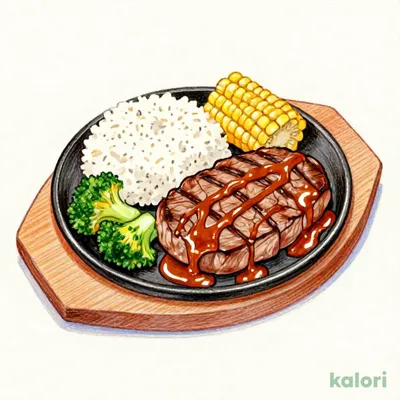 Beef Hamburger Steak Lunch