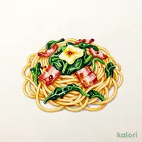 ミニ！ほうれん草とベーコンのバター醤油パスタ