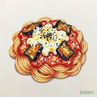 揚げなすのモッツァレラトマトパスタランチ
