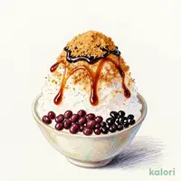 Shaved Ice, Mini, Kuromitsu Syrup and Kinako