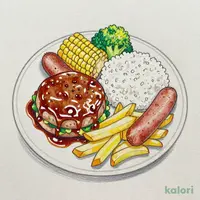 Wakuwaku Set: Rascal Foil-Baked Hamburg Steak