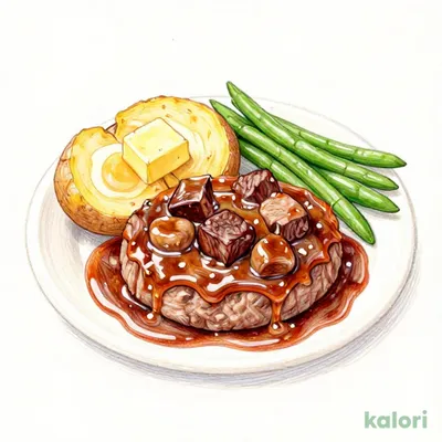 とろ～り玉子の濃厚ビーフシチュー包み焼きハンバーグ110g