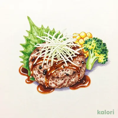 山盛り!!鬼おろしハンバーグ
