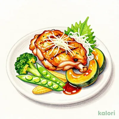 Heaped!! Grated Daikon Chicken Steak