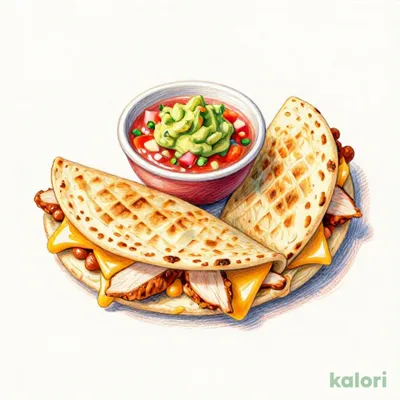 Half Mexican Quesadilla
