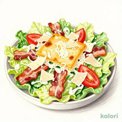 シェアサイズ カリカリチェダーのシーザーサラダ