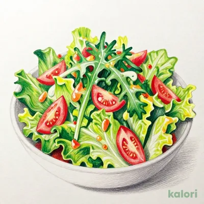 彩り野菜のグリーンサラダ