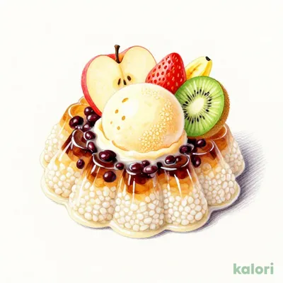 Fruit Shiratama Cream Anmitsu