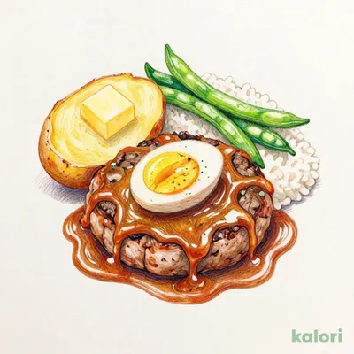 とろ～り玉子の濃厚ビーフシチュー包み焼きハンバーグ 110ｇ ランチ
