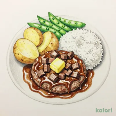 【145g】濃厚ビーフシチューの包み焼きハンバーグ弁当