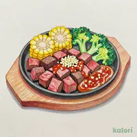 カットステーキ 130g（ガーリックステーキソース付き）