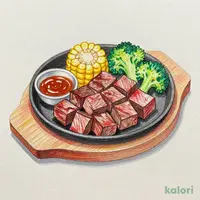 カットステーキ 130g（デミグラスソース付き）