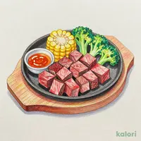 カットステーキ 130g（ポン酢付き）
