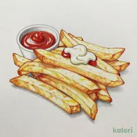 カリカリポテト（ケチャップ&マヨ付き）