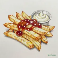カリカリポテト（バーベキュー&マヨ付き）
