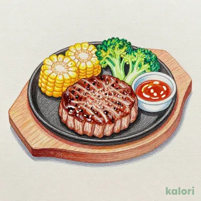 ビーフハンバーグステーキ（ポン酢付き）