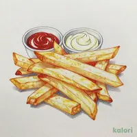 ミニ!カリカリポテト(ケチャップ&マヨ付き)