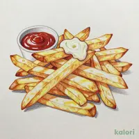 ランチ カリカリポテト（ケチャップ&マヨ付き）