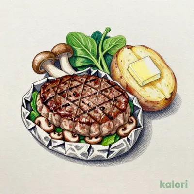 2種きのことほうれん草の濃厚ビーフシチュー包み焼きハンバーグ110g
