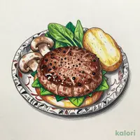 2種きのことほうれん草の濃厚ビーフシチュー包み焼きハンバーグ145g