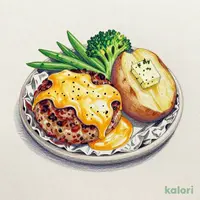 7種チーズのフォンデュ風包み焼きハンバーグ110g弁当