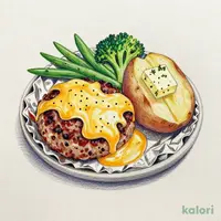 7種チーズのフォンデュ風包み焼きハンバーグ145g弁当