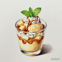 ごろっとりんごのミニキャラメルパフェ