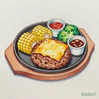 チェダーチーズハンバーグ弁当