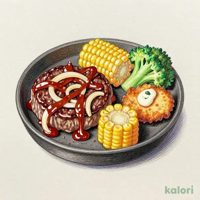 ハンバーグ＆牡蠣フライランチ