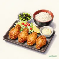 ココスの唐揚げ膳(タルタルソース付き)