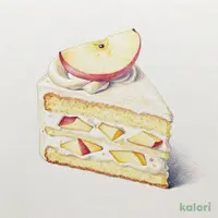 りんごのショートケーキ