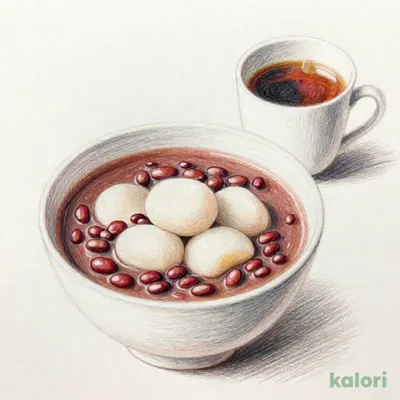 北海道産小豆のぜんざい～ほうじ茶セット～／ドリンクセット～