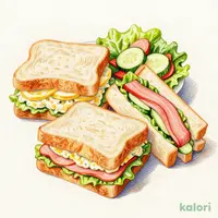 Mixed Sandwich with Salad