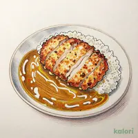 三元豚の厚切りロースカツカレー(サラダ付き)