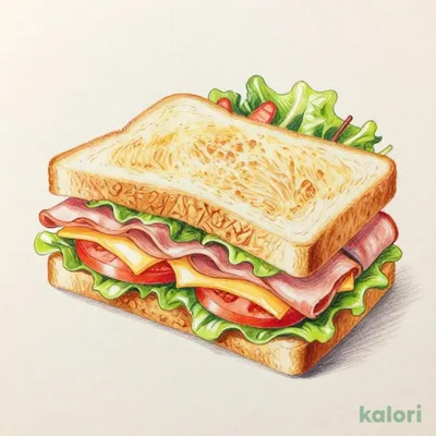 House Sandwich with Salad