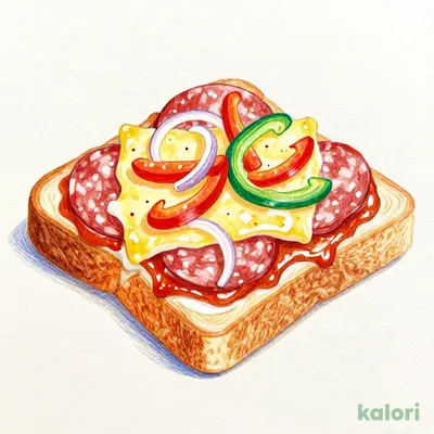 珈琲館のピザトースト