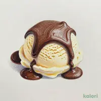 チョコクリーム＆バニラアイス