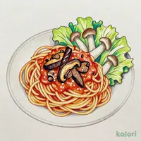 炭火焼ビーフとしめじの贅沢ボロネーゼ(サラダ付き)