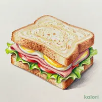 House Sandwich with Salad