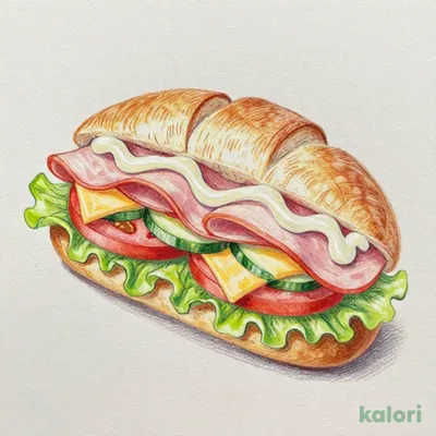 ハムチーズ野菜