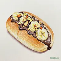 バナナチョコカスタードアーモンドクランチ