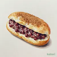 Fried Coppe Bread with Kinako & Sweet Red Bean Paste