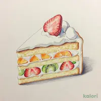苺のフルーツケーキ