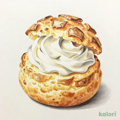Jumbo Cream Puff (Calpis Flavor)