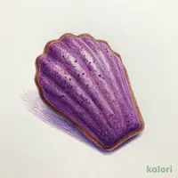 紫いもマドレーヌ