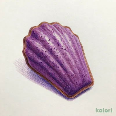 Purple Sweet Potato Madeleine