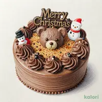 【9】くまさんのチョコレートケーキ（4.5号）