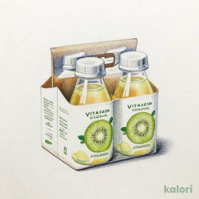 【お取り寄せ】１日分のビタミン　キウイ味　１２０ｍｌ×６本
